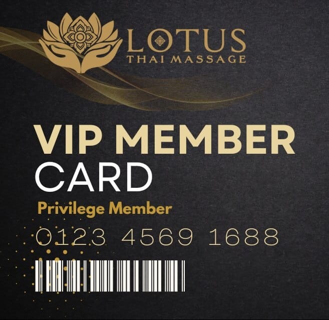 register-VIP MEMBER LOTUS THAI MASSAGE รับสิทธิประโยชน์มากมายกว่า10อย่าง+ทั้ง CASHBACK ใช้บริการห้อง VVVIP